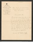 Nachlass Franz Steindachner, Brief von W. Weschniakoff an Franz Steindachner (Dezember 1905), Inv.Nr. 589.01, Seite 1